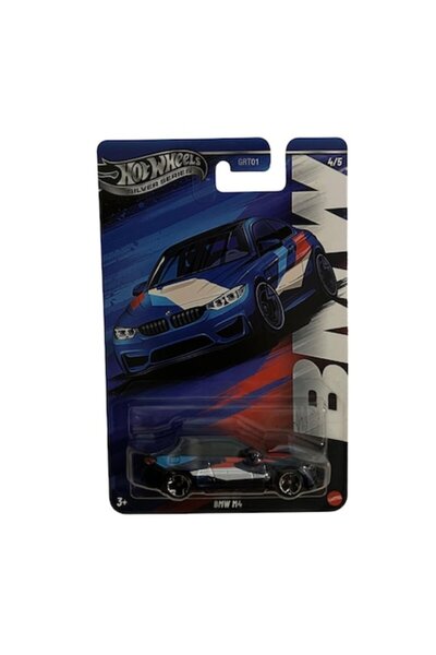 HOT WHEELS Masinuta metalica Hot Wheels BMW Silver Series BMW M4 Albastru 1:64