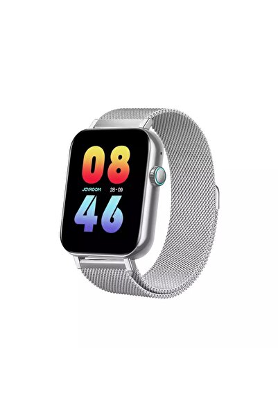 Joyroom JR-FT5 Waterproof IP68 Smartwatch with Silicone Black Strap Answer/Make Call - Grey