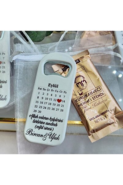 Hayaller Dükkanı 30 Adet Söz Nişan Nikah Şekeri Hatıralık Hediye Magnet Açaca...