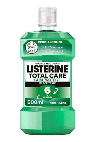 Listerine غسول الفم، دفاع عن الأسنان واللثة، طعم خفيف، نعناع لطيف