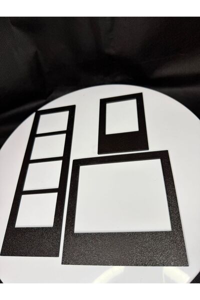 MYA DESİGN JEWERLY 3D Photo Frame Fridge Magnet 3-Piece Product Gift Home Ornament Decorative