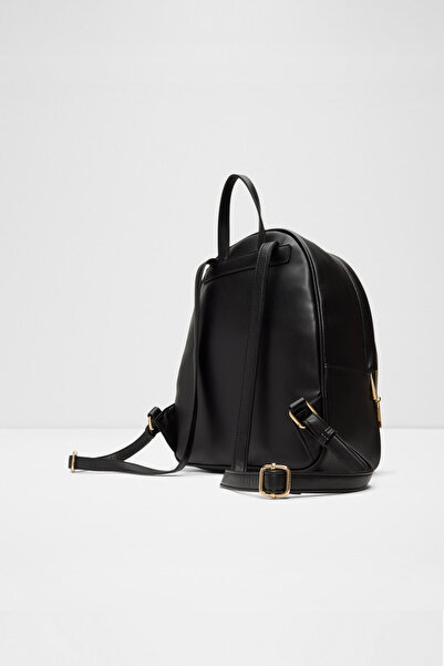 Aldo Walesean - Women's Large Size Black Two-Compartment Backpack