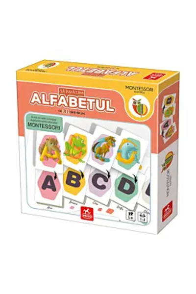 Deico Games Joc educativ Montessori - Hai să învățăm alfabetul