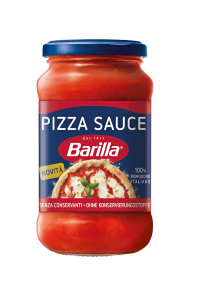 Barilla صلصة بيتزا إيطالية أصلية، طماطم إيطالية ١٠٠٪، ٤٠٠ غرام × ٤ قطع
