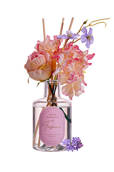 L&Wen ناشر الروائح، زيت عطري منزلي برائحة الزهور الاصطناعية مع 4 أعواد من الق...