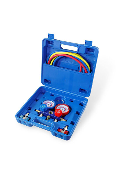 CCLIFE Dispozitiv profesional de încărcare a agentului frigorific R12, R134a,...