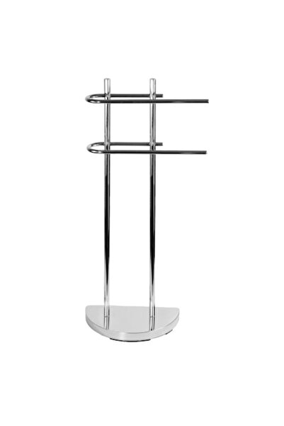 AWD Suport vertical pentru prosoape cu 2 brațe fixe, 38 x 88 x 22 cm