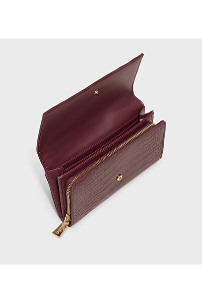 Aldo Wylaberia Textured Flap Wallet