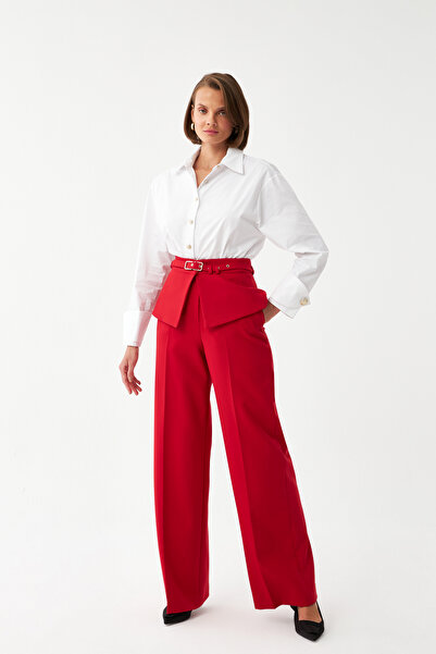 NAGRADA Kuşak Detaylı Palazzo Pantolon