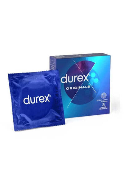 Reckitt Κλασικά προφυλακτικά, 3 τεμάχια, Durex