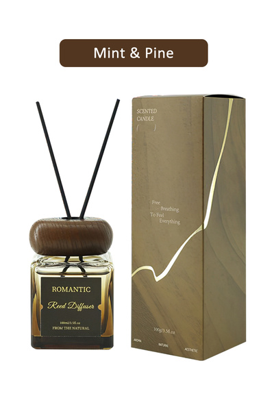 L&Wen مجموعة ناشر الروائح، ناشر زيت عطري بنكهة القهوة مع 6 أعواد، 100 مل، نعن...