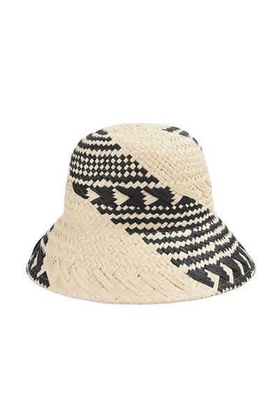 Pursehuit Γυναικείο καπέλο, μπεζ, ψάθινο, στυλ boater, Leonid