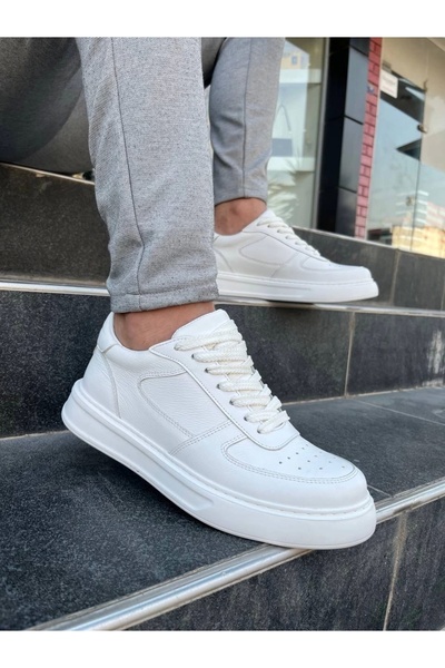 Kuback KB-DX8 Pantofi casual pentru bărbați din piele albă