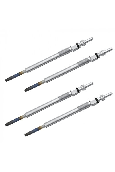 Bosch Set 4 bujii incandescente pentru Fiat 500, Doblo, Grande Punto, Idea, L...