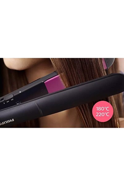Philips 28x100mm Hair Straightener,2 Temp Settings, 50W Black