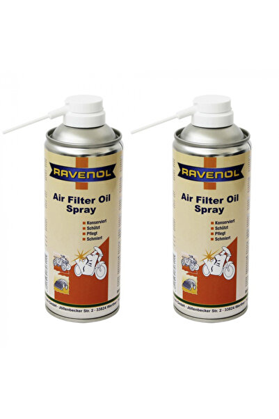 RAVENOL Pachet 2 x spray ulei pentru ungerea filtrelor de aer 400 ml