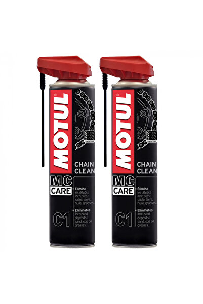 Motul Pachet 2 Spray C1 MC Care pentru curatat lantul moto 400 ml