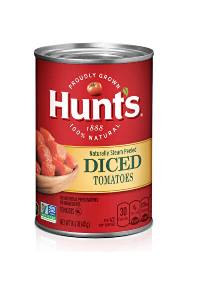 Hunt طماطم هانتس مكعبات مقطعة حسب الاختيار 411 جرام × 6 قطع