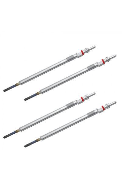 Bosch Set 4 glow plugs for Chrysler 300C, Jeep Grand Cherokee III, Mercedes-B...