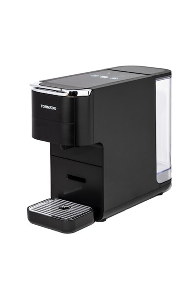 Tornado Espressor multifunctional 5in1 cu capsule si cafea macinata TORNADO, 19 Bari, rezervor 1.5L, 1350W