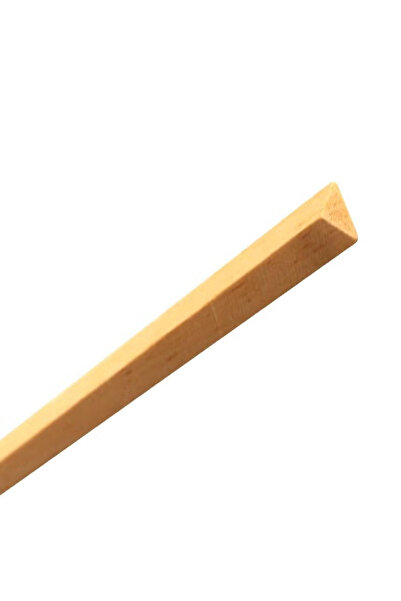 rexa شريط خشبي مثلث الشكل غير مطلي طبيعيًا 9.53 مم