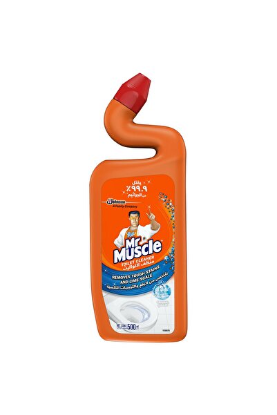 Mr. Muscle منظف ​​المرحاض 5 في 1، 500 مل، تركيبة قوية، تنظف وتقتل الجراثيم وتزيل البقع وتنعش