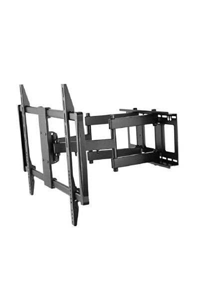Brateck X-Large Heavy-duty Full Motion Curved & Flat Panel TV Wall Mount, 60-100", Black