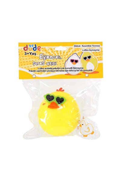 hak-iş oyuncak Squishy Stress Toy with Glasses Duck Figure Soft Gel Squishy