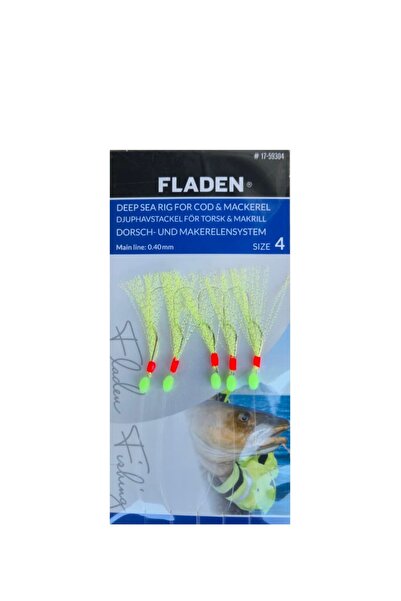 FLADEN Sabiki Deep Sea Derin Su Çapari Takimi SARI NO:4