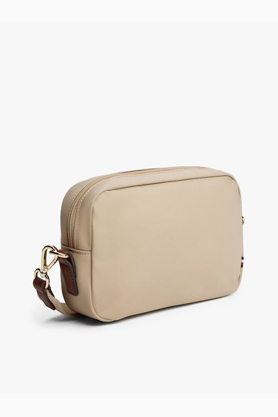 Tommy Hilfiger Kadın Popette Camera Bag Omuz Çantası - Bej
