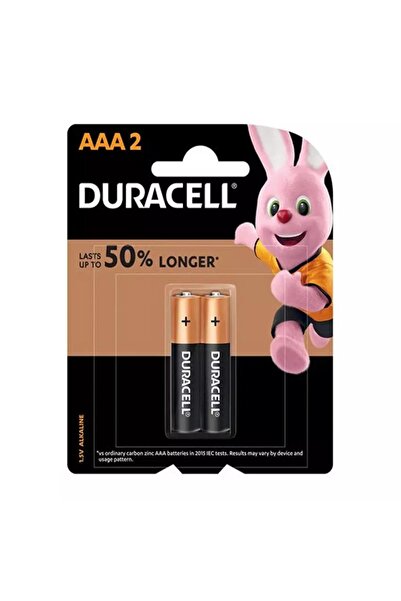 Duracell مونيه نحاسي أسود AAA قطعتين