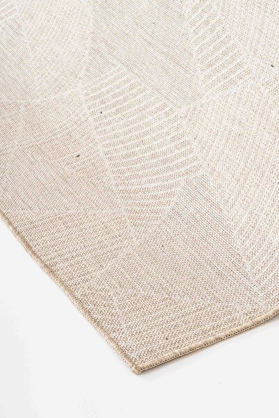 Lorente Home Alegra Beige Sisal Washable Jute Non-Slip Base Woven Straw Kitchen Rug Modern Carpet 1843