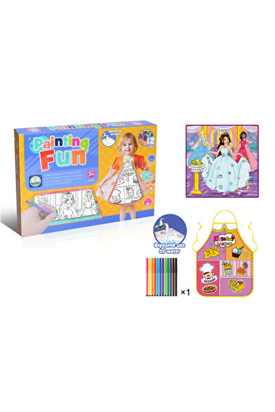 LittleDomi Set Covoras Magic cu Printese si Sortulet pentru Desenat, LittleDo...