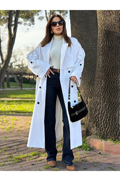 Şulenin Butiği Premium Seri Astarli Trençkot