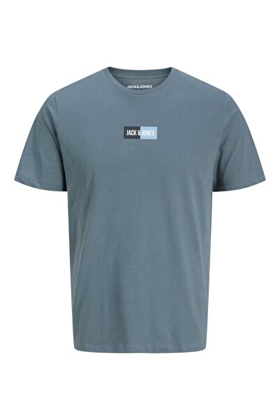 Jack & Jones Ανδρικό μπλουζάκι με λογότυπο - Geplas Pan Stormy Blue