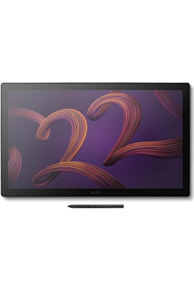 Wacom Graphic Tablet Cintiq Pro 22, 4K Screen, 21.5", Pro Pen 3 Included, Stand (Black)