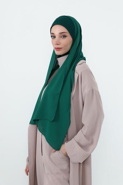 Aisha's Design Neck Covering Combed Cotton Inner Boned Crepe Shawl, Ps-55