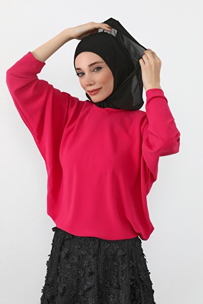 Aisha's Design Chiffon Hooded Combed Cotton Bonnet with Neck Covering Feature, B-95, Black-Black