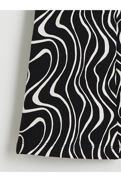 LC Waikiki LCW KidsLeggings pentru fete cu talie elastică neagră