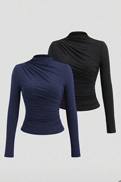 Cockatoo Bluză Sandy din drapat piese pentru femei