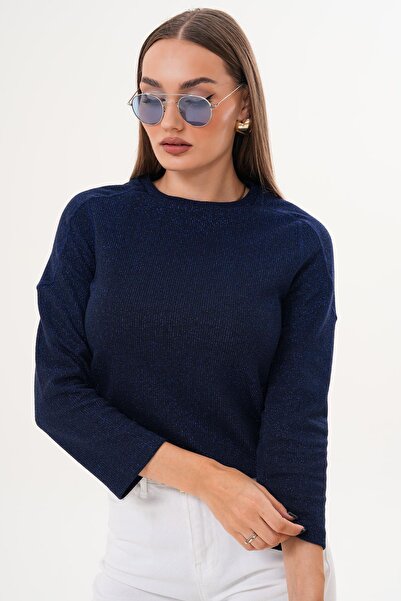 ŞİMAL Kadın Sim Detaylı Uzun Kol Bluz 255080 -