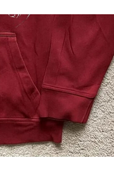 Touz Moda Φούτερ με κουκούλα με φερμουάρ Red Skulls Cyber Grunge