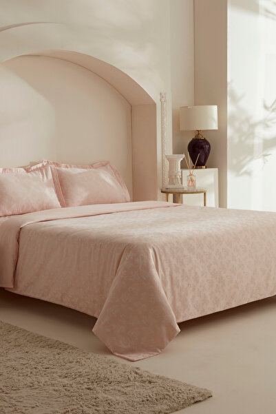 Karaca Home Viole Double Duvet Cover Set Powder