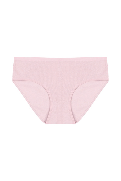 koza iç giyim Kadın 3'lü Desenli Kaşkorse Pamuklu Yüksek Bel Bato