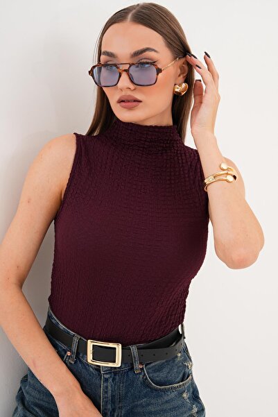 ŞİMAL Γυναικεία μπλούζα μισό μανίκι ψαράδικο στυλ 255273 -