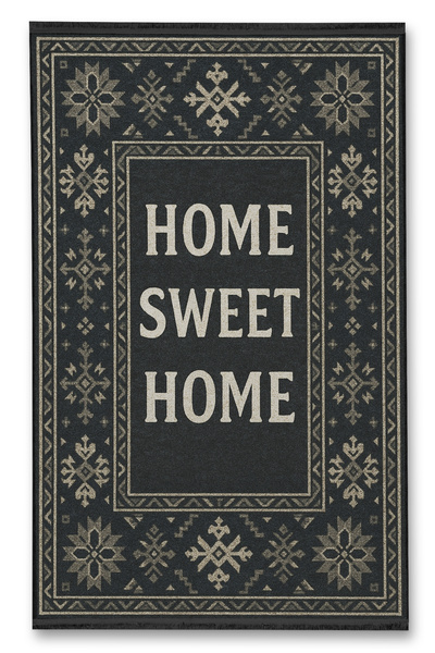 Rugs Modern Halı سجادة ديكور بنمط تقليدي مكتوب عليها MOSSO Home Sweet Home mo...