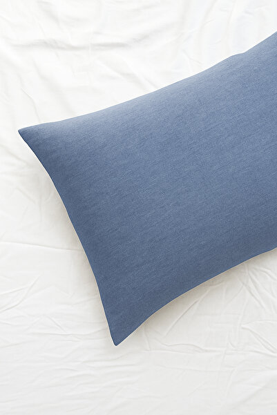 Setekshome Tek Kişilik Nevresim Takımı İndigo Mavi Eco Cotton