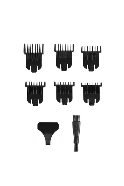 zola Beard trimmer, shaver and trimmer set, 6 accessories, 1.5-9 mm, 3 speeds, LCD, brush, USB, black
