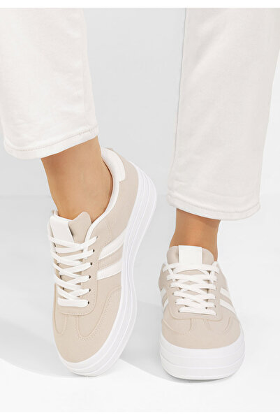 B T Shoes Sneakers γυναικεια Allyna μπεζ