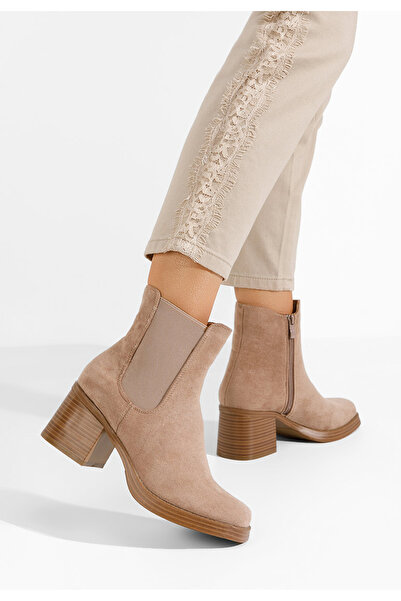 B T Shoes Γυναικεία Μποτίνια Astroria Χακι